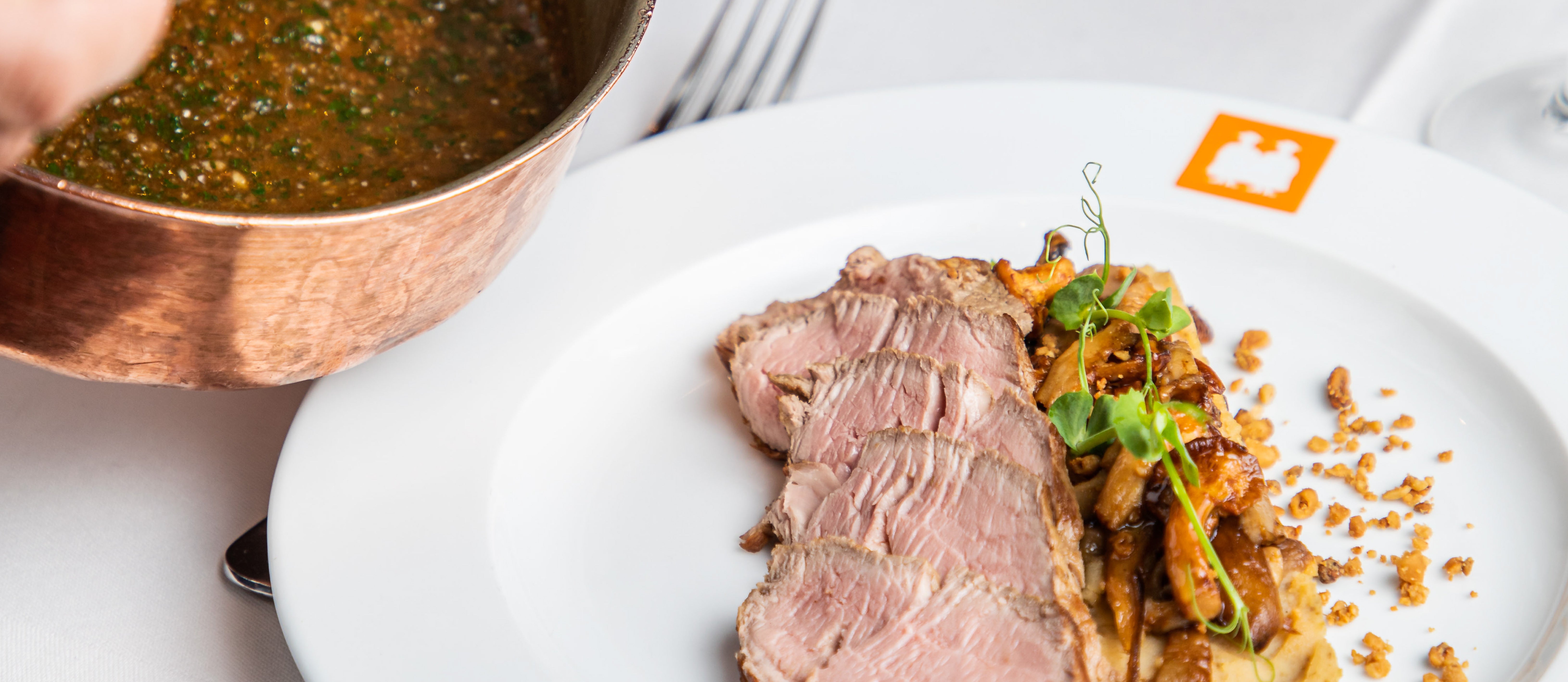 Plat du restaurant L'ambassade d'Auvergne