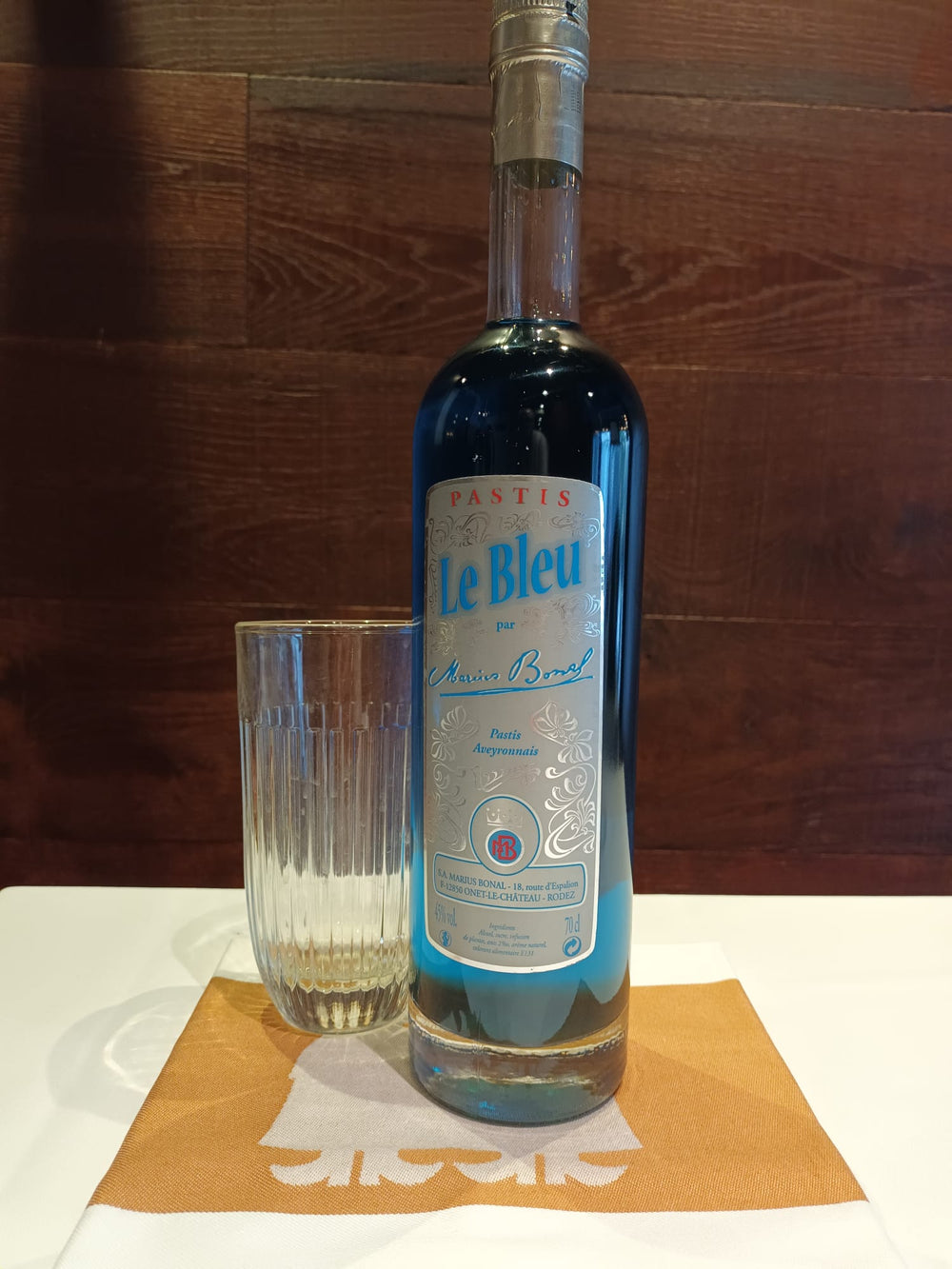 Le bleu! Pastis Marius Bonnal 70cl/45°